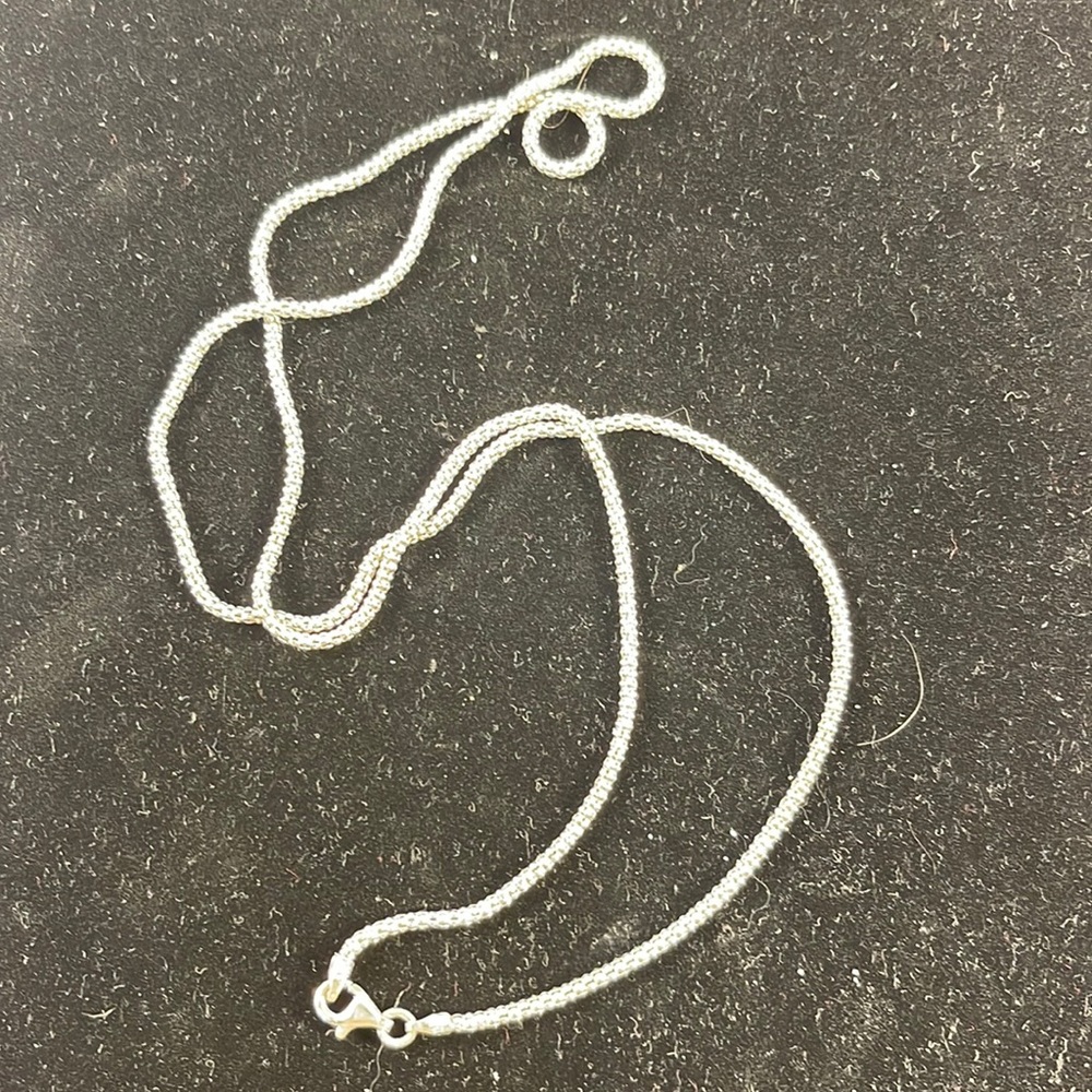 Gorgeous 24” Sterling Silver Chain